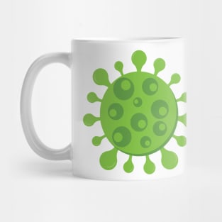 Coronavirus. Biological pollution. Mug